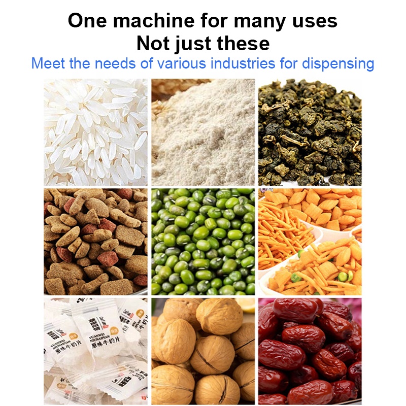 Wholesale Customizable Automatic Beans Rice Grains Powder Flour Coffee Tea Granule Seed Sachet Bag Double-headed Filling Machine