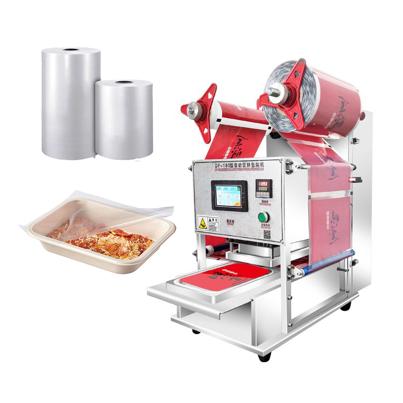 Food Packaging Automatic Food Tray Sealer Sealing Machine
