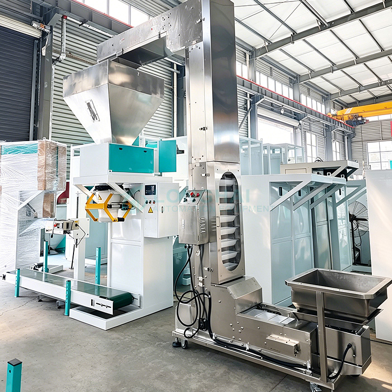 50kg Granule Packing Machine Corrosive Material Quantitative Particle Quantitative Bagging Scale With Sewing