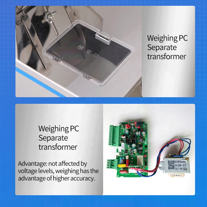 50-500g High Quality Customized Matcha Milk Coffee Chilli Powder Semi Automatic Quantitative Desktop Weighing Filling Machine