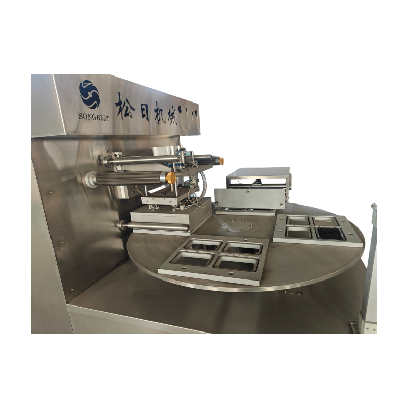 Rotary Tray Electric Food Vacuum Sealer / High Efficiency / for Beef Seafood Ham & Commodity Products
