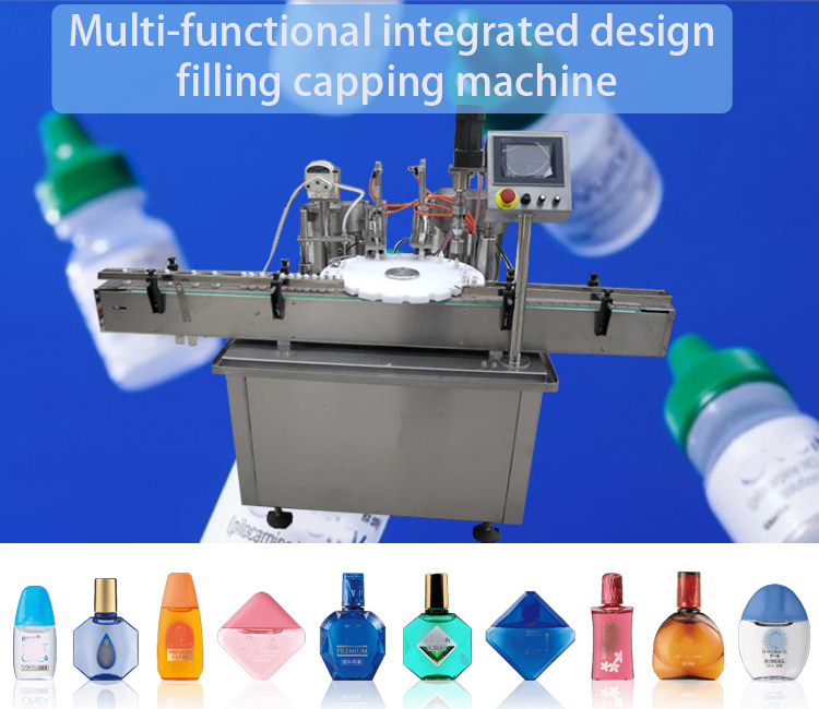 Automatic Liquid Bottle Filling Capping Machine