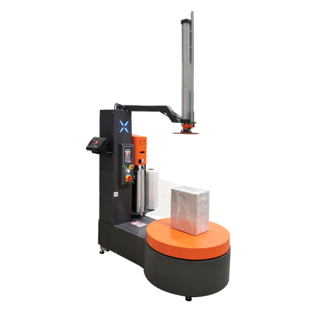 SMART WASP Portable Automatic Electric Carton Film Wrapping Machine For Textiles Beverage Food Commodity Case Packaging