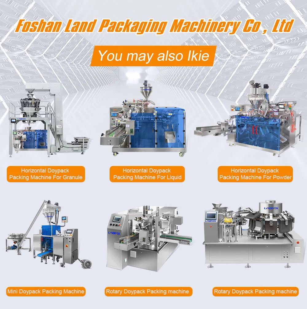Automatic Detergent Powder Flour Horizontal Premade Pouch Doypack Powder Packing Packaging Machine
