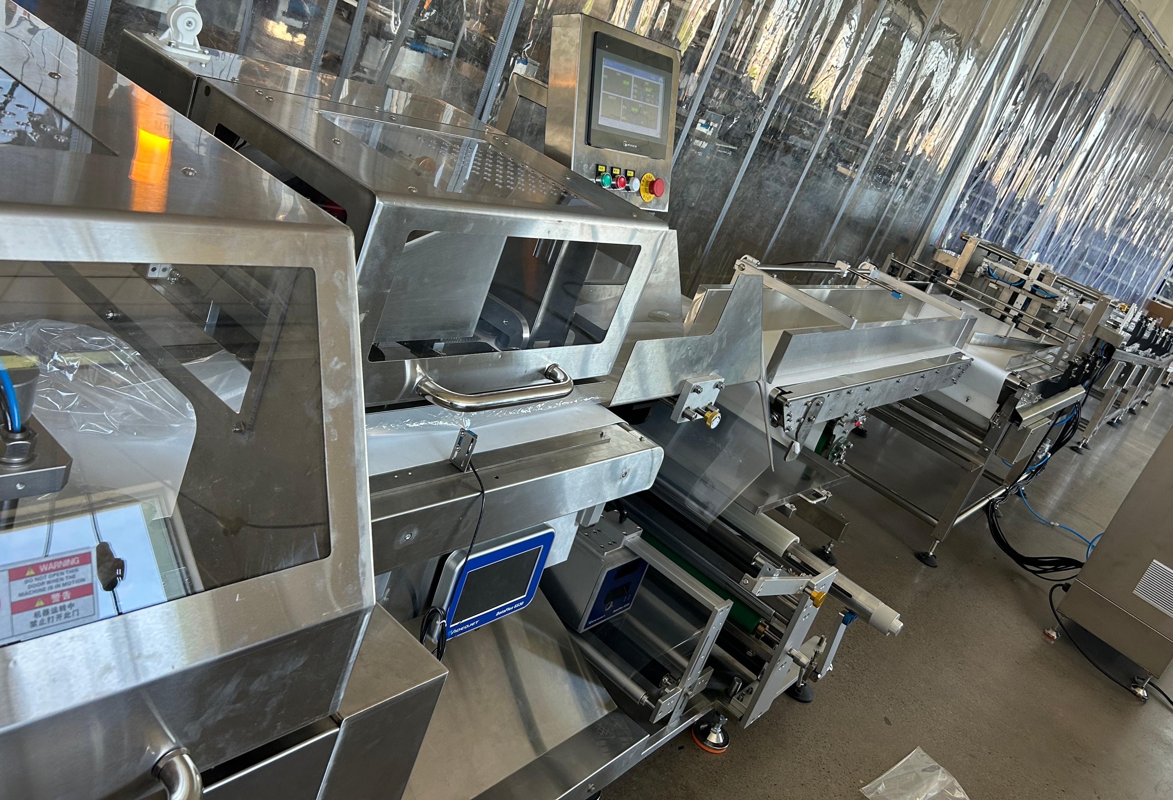 RHBB830 Advanced Horizontal Pillow Packaging Machine Automatic High Speed Flow Wrapper for Food