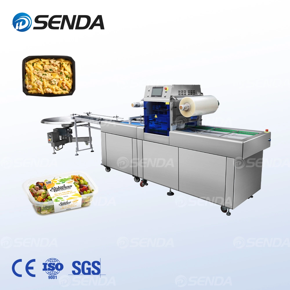 Automatic Continuous Modified Atmosphere Packaging Tray Sealing Machine