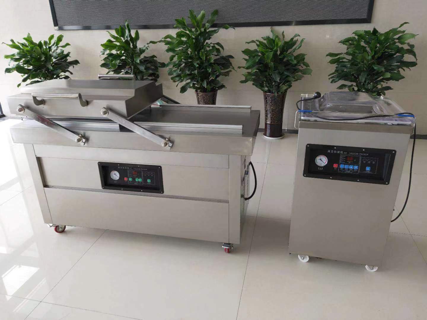 Vacuum Packaging Machine Working Display