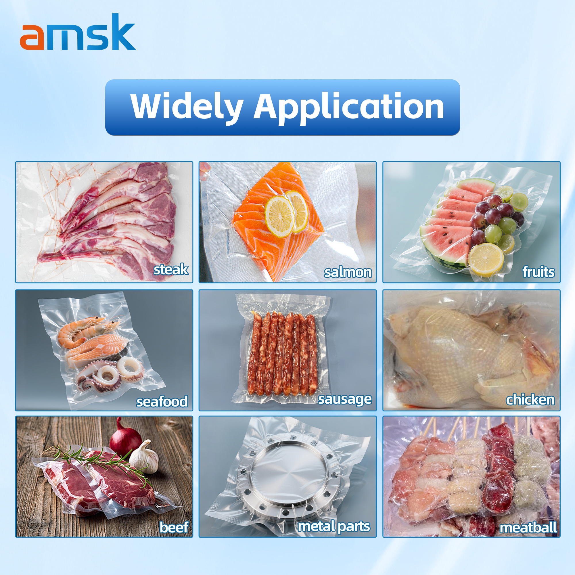 DZ - 400 Double Chamber Vacuum Bag Sealer Packaging Machine Beef Sausage Vacuum Packaging Machine