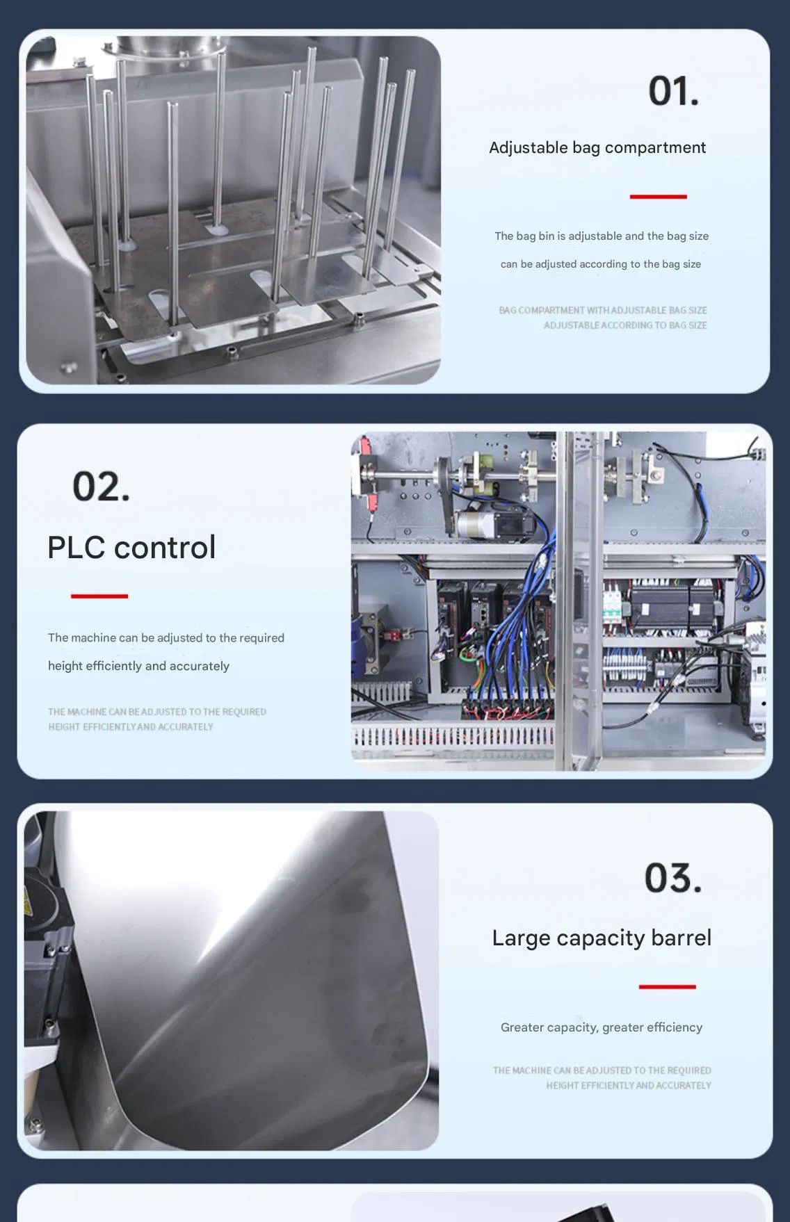 Packaging machine details part 9