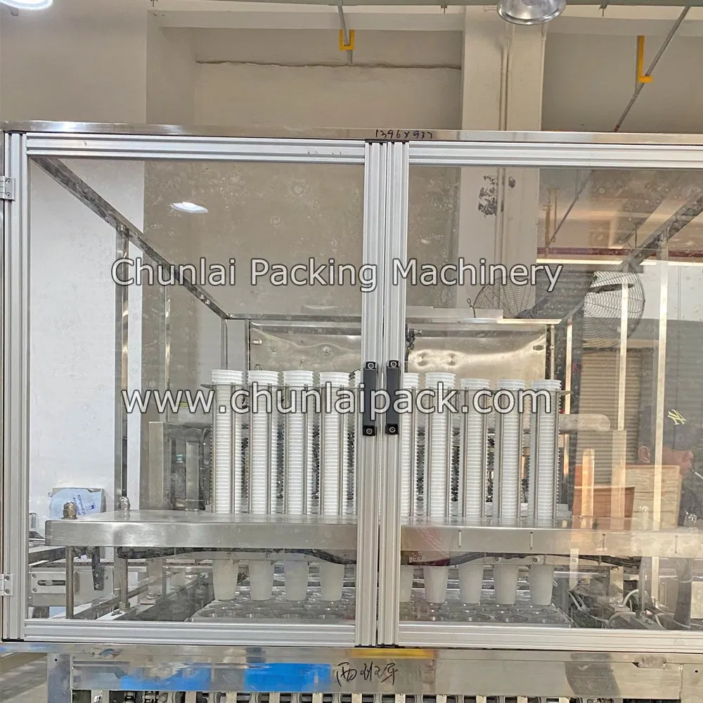 GF-4 Plastic Water Cup Washing Filling Sealing Machine
