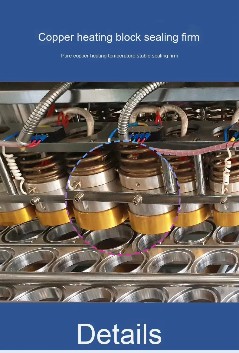 Bg32A Automatic Cup Filling Sealing Machine for Juice with Particle
