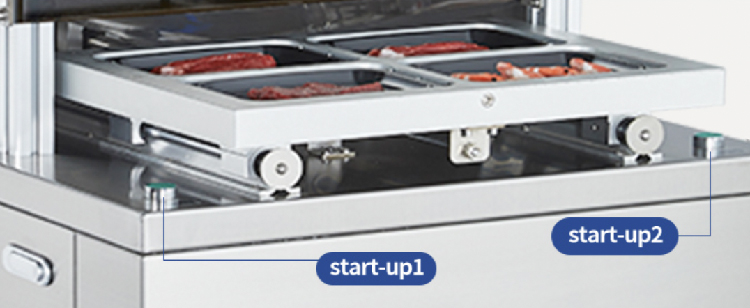 DQ320L-E Semi-Automatic Electric 380V Plastic Bags Heat Sealing Modified Atmosphere Packing Machine Easy Operate for Chemical