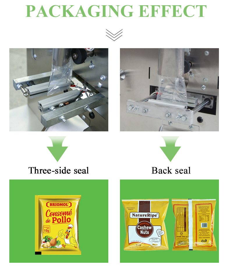 Automatic Sachet Packaging Machine Yoghurt Three Side Seal Liquid Pack Machine Facial Cream Paste Filling Machine