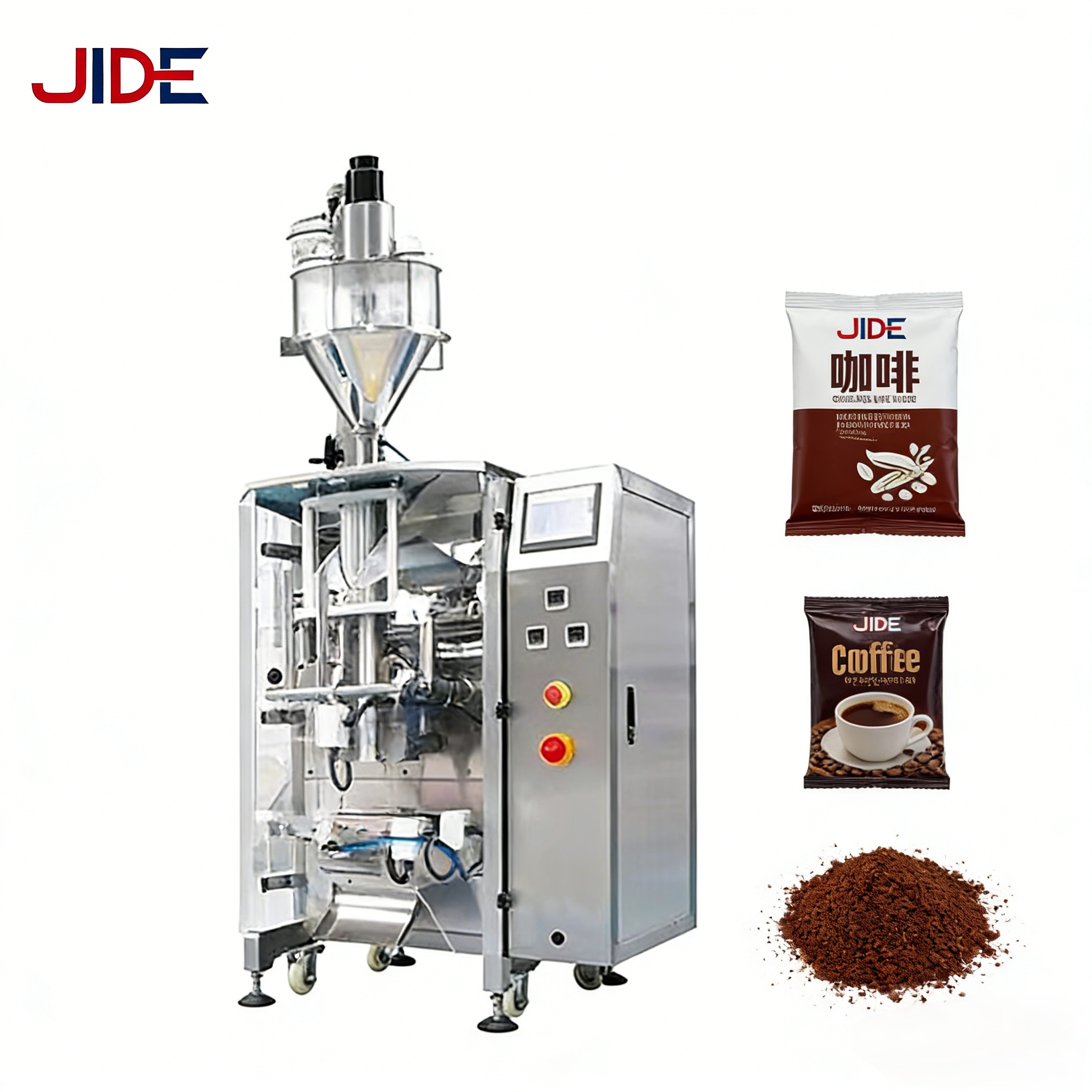 High Productivity Automatic Vertical Sachet Pouch Filling Heat Sealing Machine for Food Packaging Bags