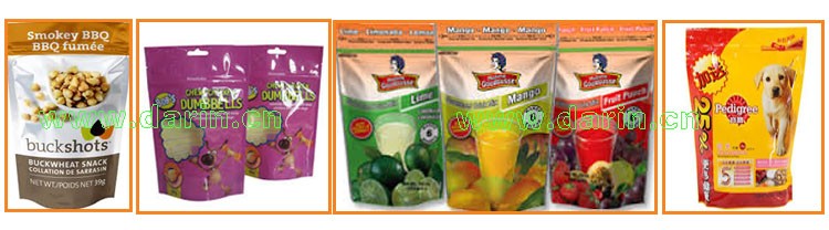 Rotary Pouch Packing Machine for Zipper With Stand-up Pouch
