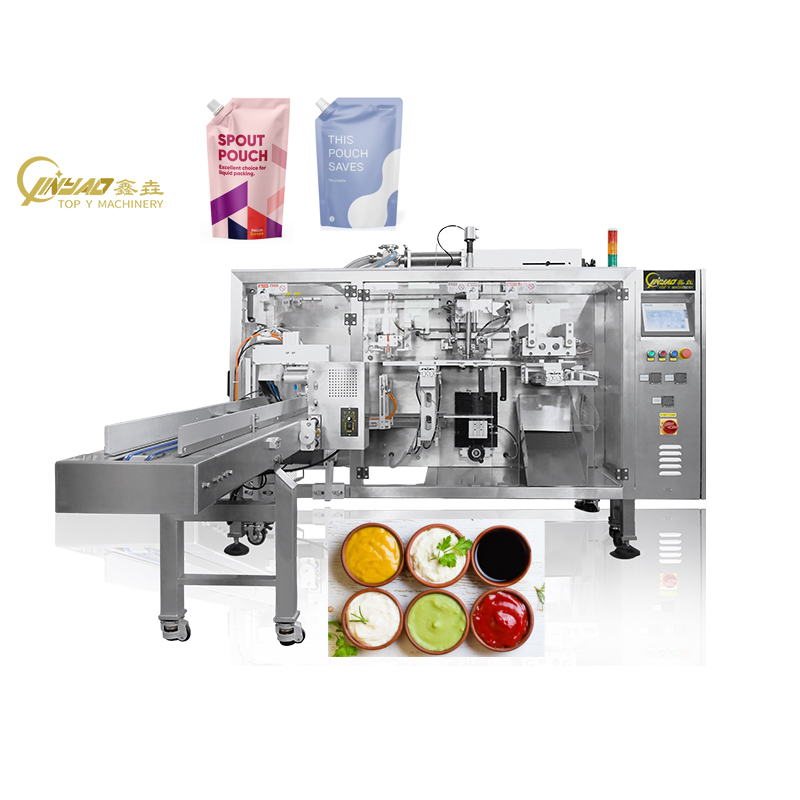 Automatic Premade Bag Stand Up Pouch Juice Liquid Packaging Machine Tomato Sauce Curry Paste Doypack Filling Packing Machine