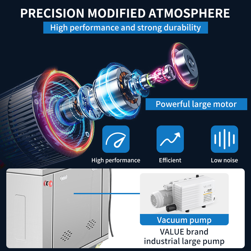 DZ-360 Vertical MAP Vacuum Food Tray Sealer Fresh Meat Tray Modified Atmosphere Packing Machine With Pouch Packaging Type