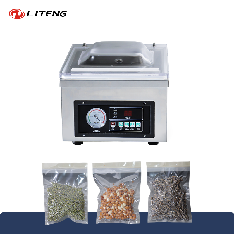 Factory Direct Food Vacuum Packaging Machine Stainless Steel Household Vacuum Sealing Machine for Food Packaging