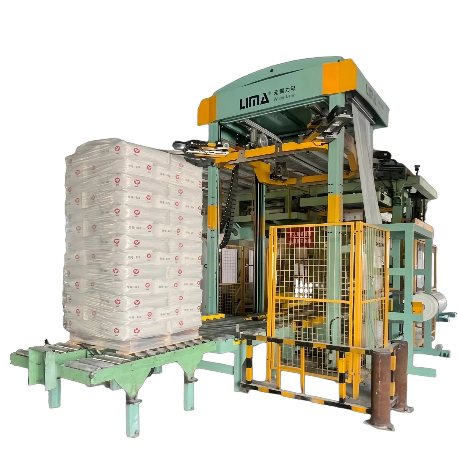 Fully Automatic Industrial Stretch Film Wrapping Machine for Palletizer Solutions
