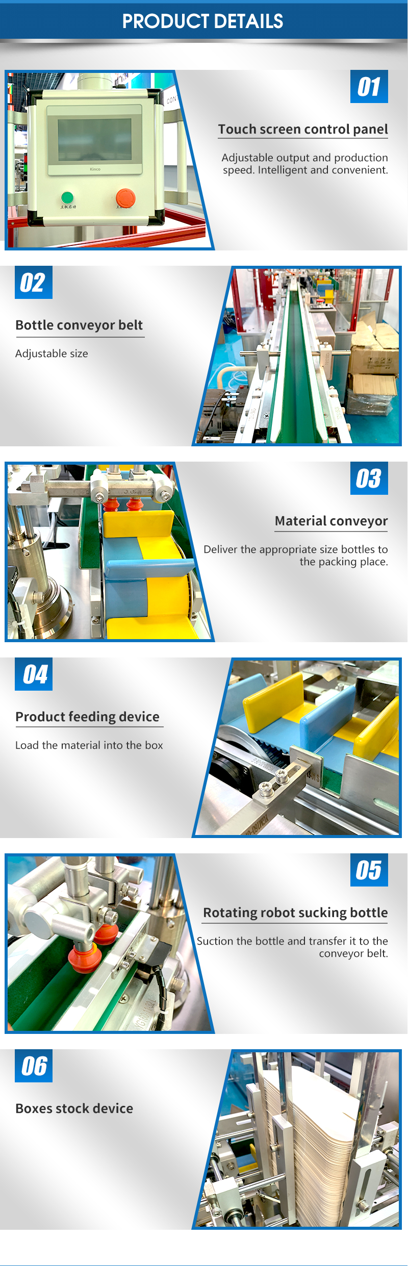 Automatic cartoning machine structure
