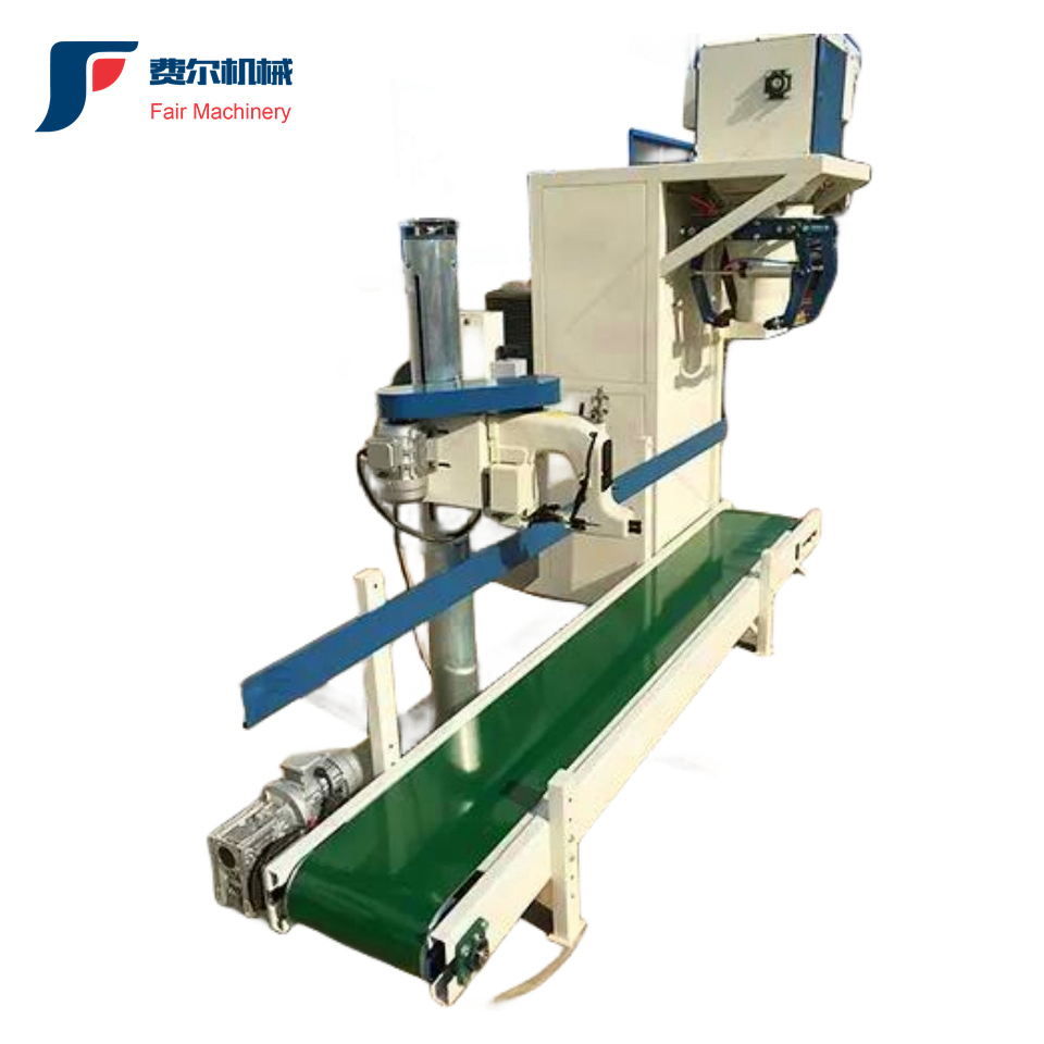 High Precision Automatic Industrial Salt Paddy Peanuts Bagging Machine 25kg 40kg 50kg Open Mouth Bag