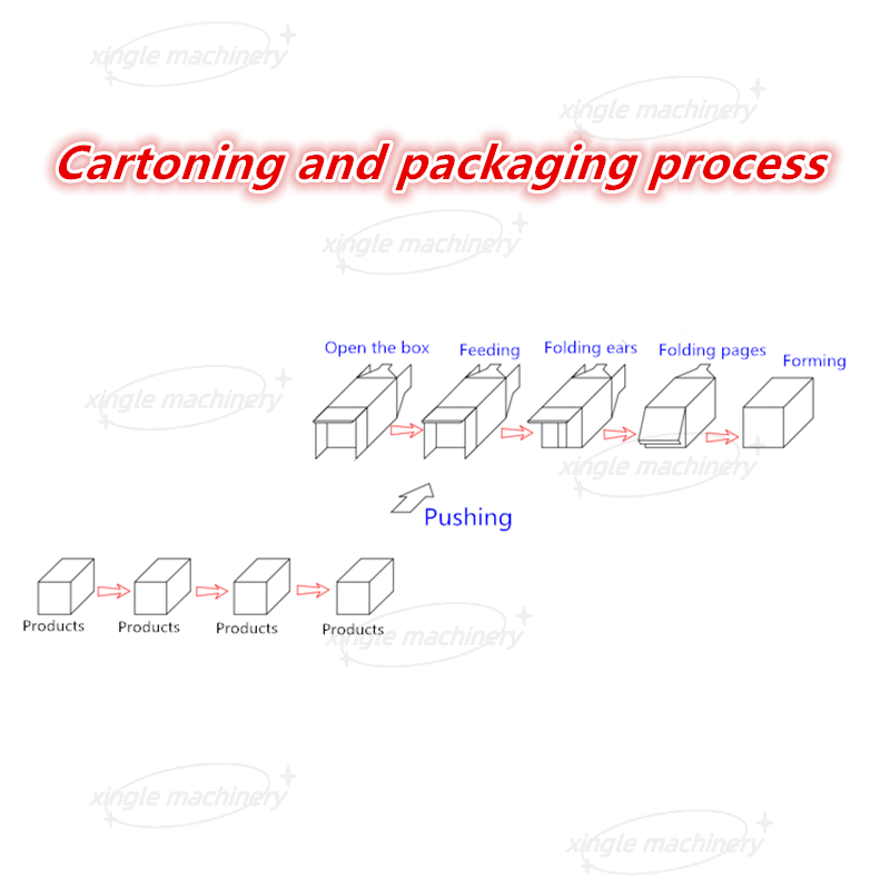 Multi-functional Automatic Cartooning Machine Bottles Soap Blister Carton Packing Cartoning Machine for Biscuit