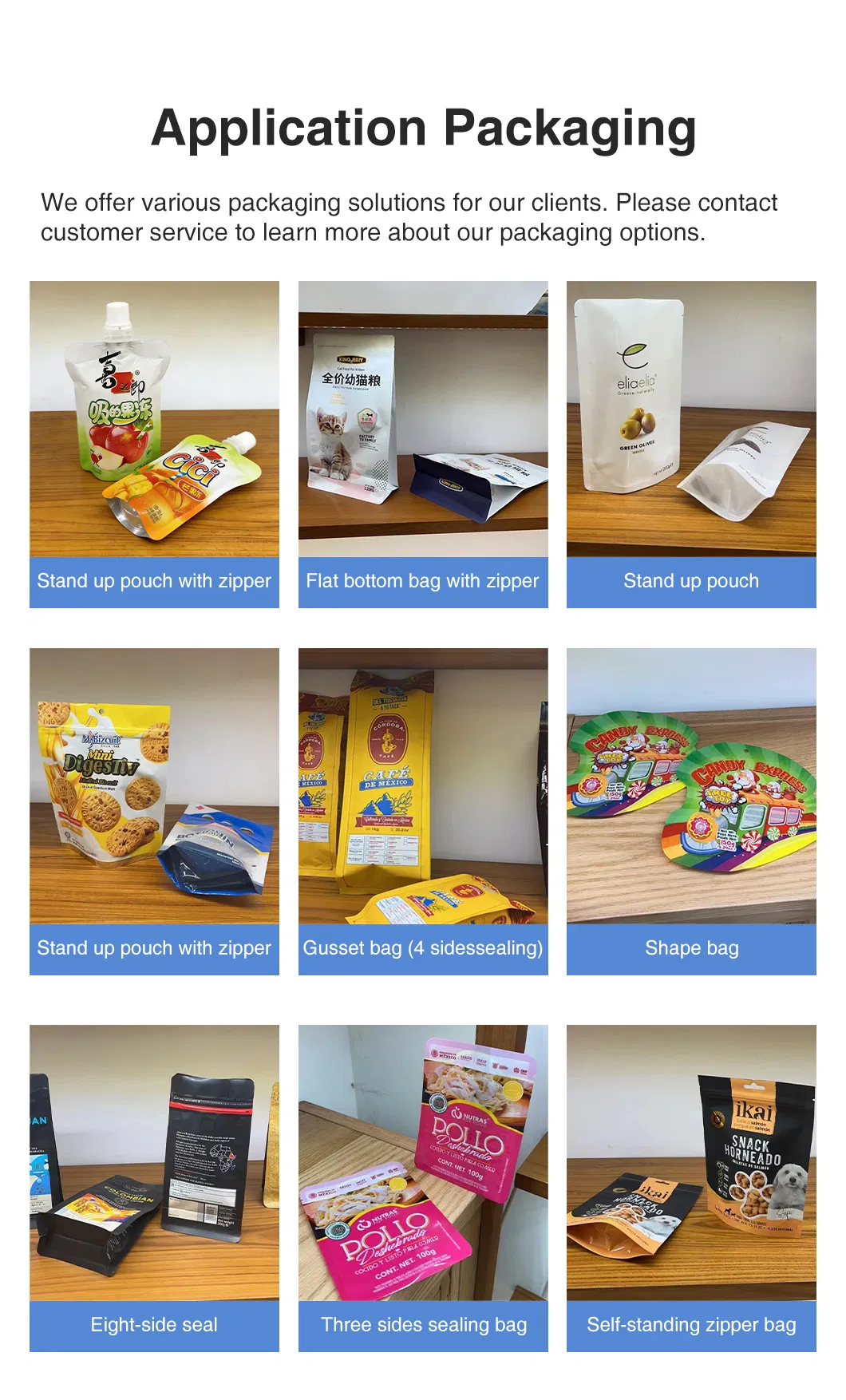 Automatic 10-500g Wheat Flour, Corn, and Rice Granule Powder Bagging and Weighing Packaging Machine for Various Bag Types.
