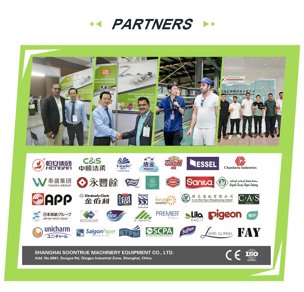 Facial Tissue Production Line Manufacturer Fully Automatic Tissue Paper Folding Machine Heavy Duty Soft Pack Wrapping Machinery