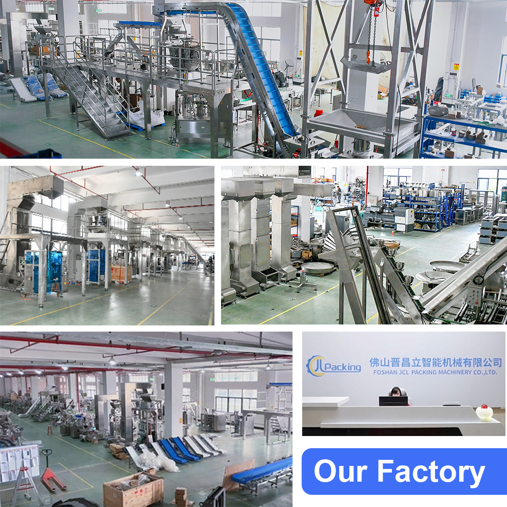 JCL Packing Machine Automatic 10 Head Multi-Head Packing Machine Multihead Weigher For Weighing Candy Beans Granule
