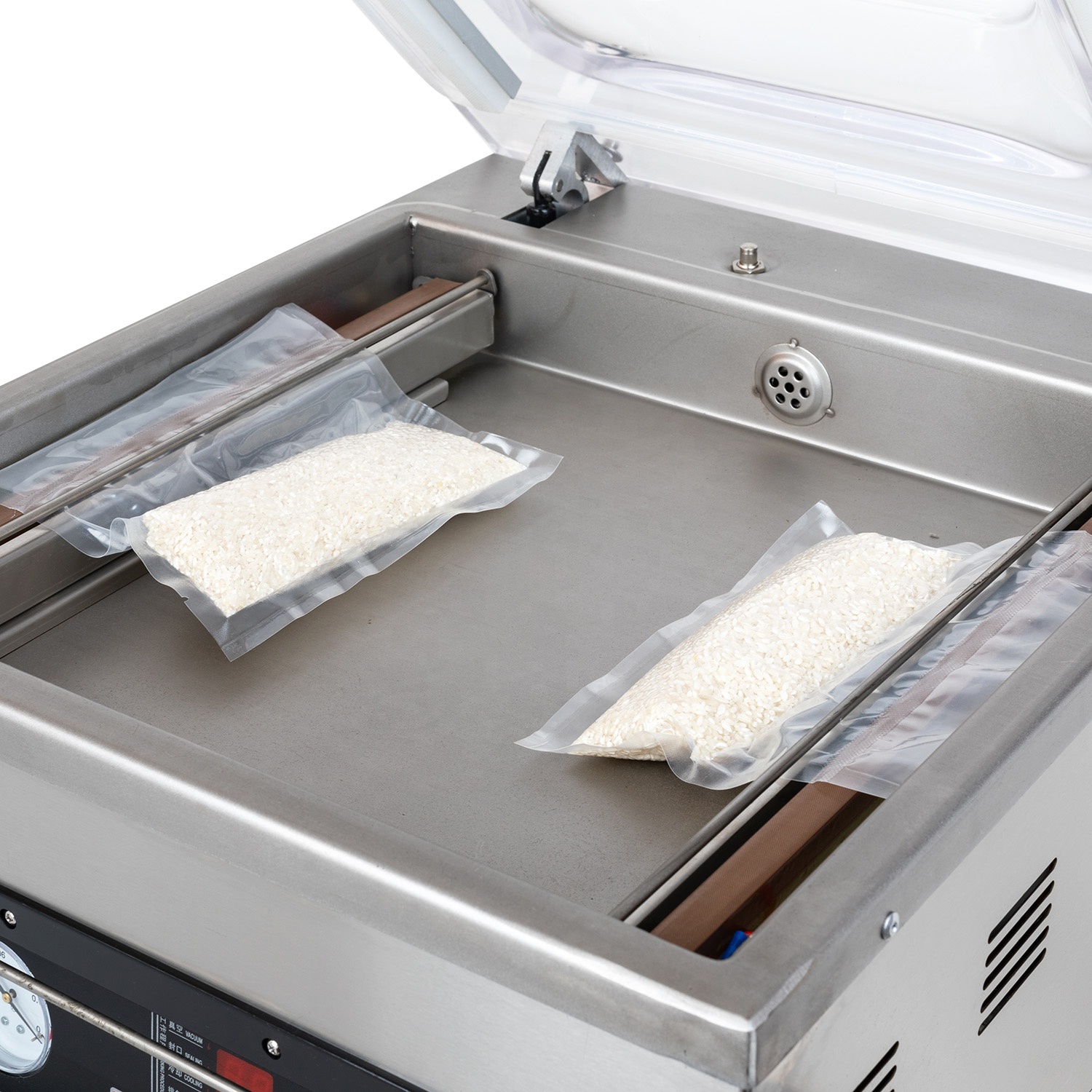 WANHE DZ500 Electric Semi-Automatic Vacuum Packaging Machine For Film And Textiles Rice Bean Thermoforming Shaping