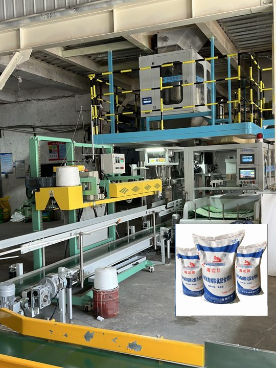 Automatic Open Mouth Bag 20kg 25kg 50kg Feed Poultry Fertilizer Pet Food Seeds Filling Sealing Packing Bagging Machine