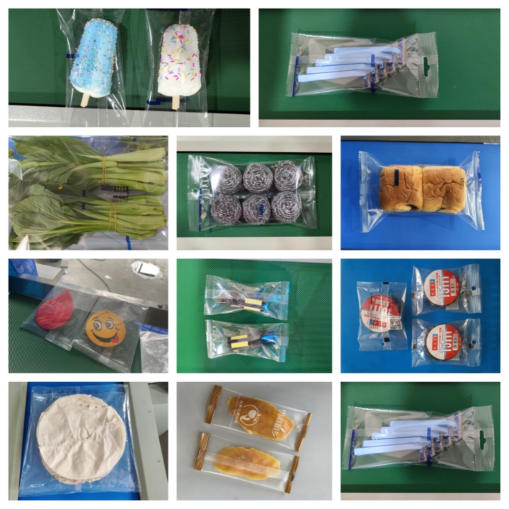 700/800 Pillow Bag Automatic Horizontal Flow-pack Packaging Machine For Food Wrapping &amp; Sealing With Paper Bags