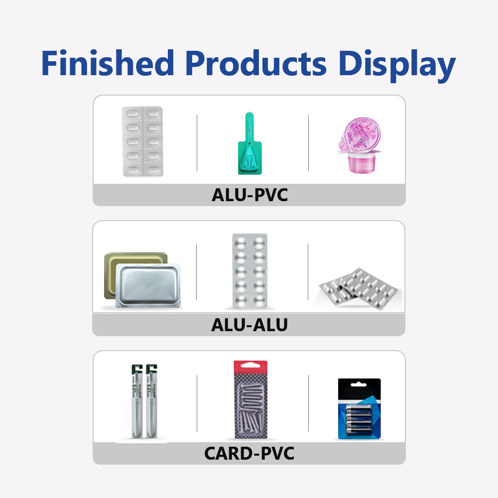 Finalwe High Efficiency DPP-80 Vertical Tablet Thermoforming Liquid Blisters Packing Machine Electric Motor