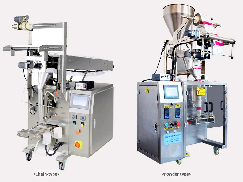 High Speed Automatic Vertical Food Chips Packing Machine With PLC Labeling Plastic Bags Packaging