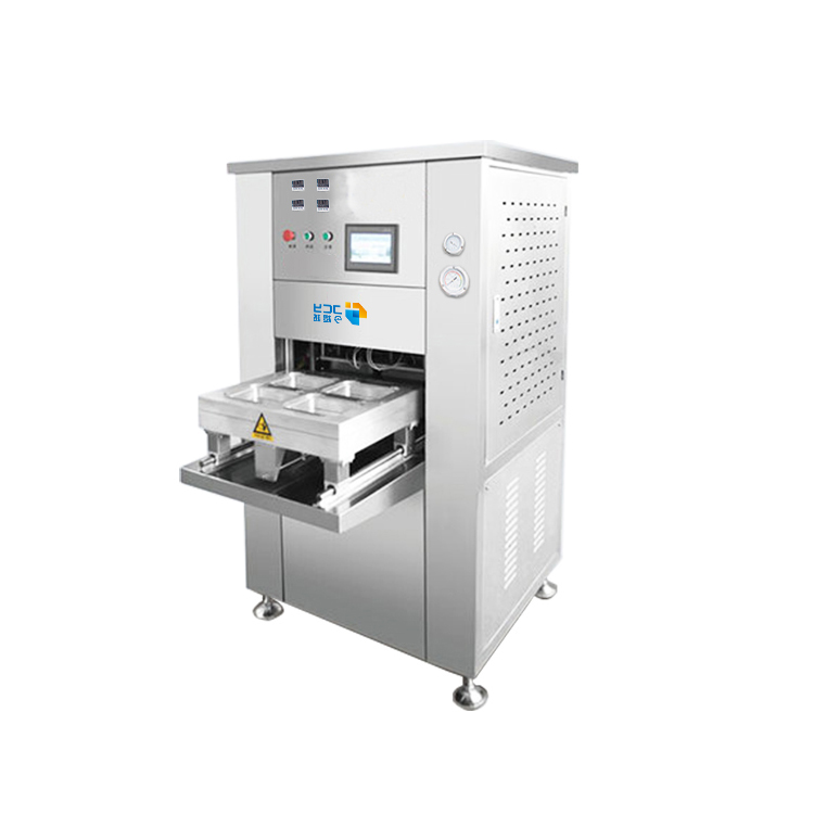 Mixed Gas N2 O2 CO2 Modified Atmosphere Food Keep Fresh Box Sealing Packaging Machine