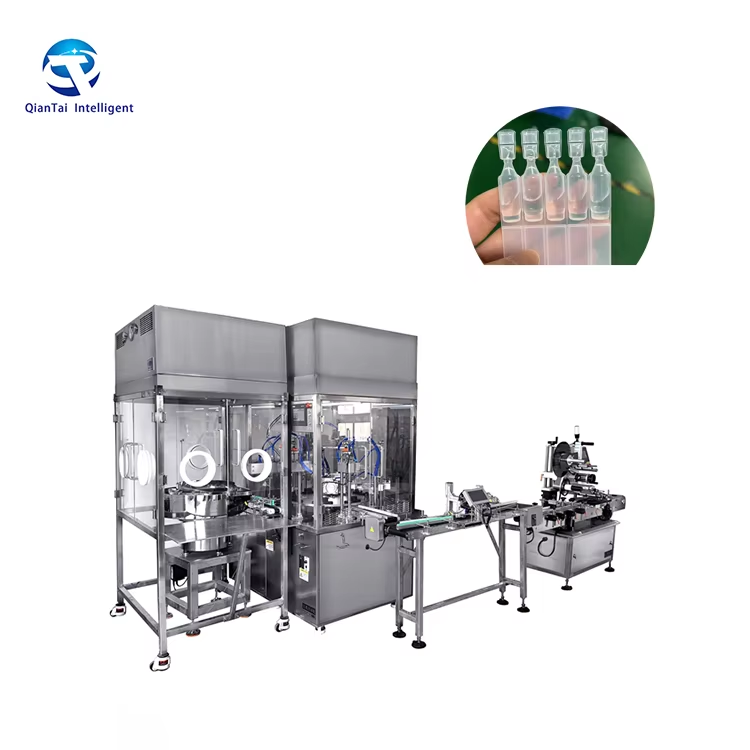Full-Automatic Disposable Ampoule Filling &amp; Sealing Line | Easy-Operation Plastic Packaging Machine