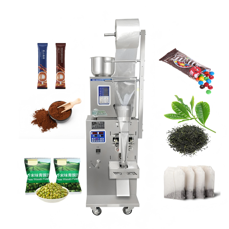 Auto Multi-function Small Pouch Packaging Machine Hot Sale for Coffee Spice Tea Granule Powder Made China for Food Paper