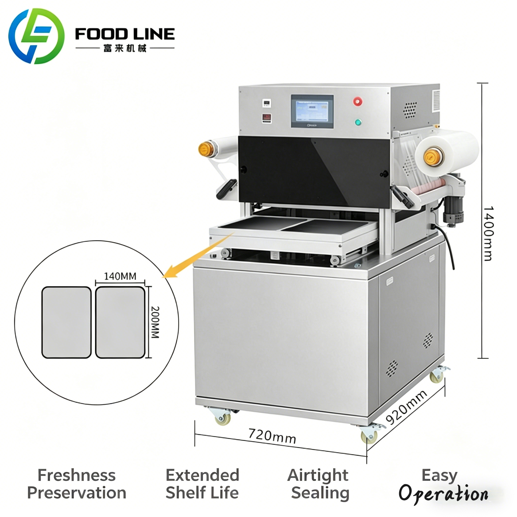 High-Efficiency Modified Atmosphere Packaging Machine