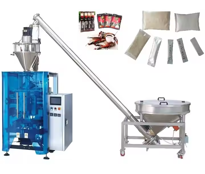 Hot Sale Full Automatic Small Paper Bag Packing Machine For Food Sugars Salt Pepper Coffee Powder Packaging Pouch Type Machinery