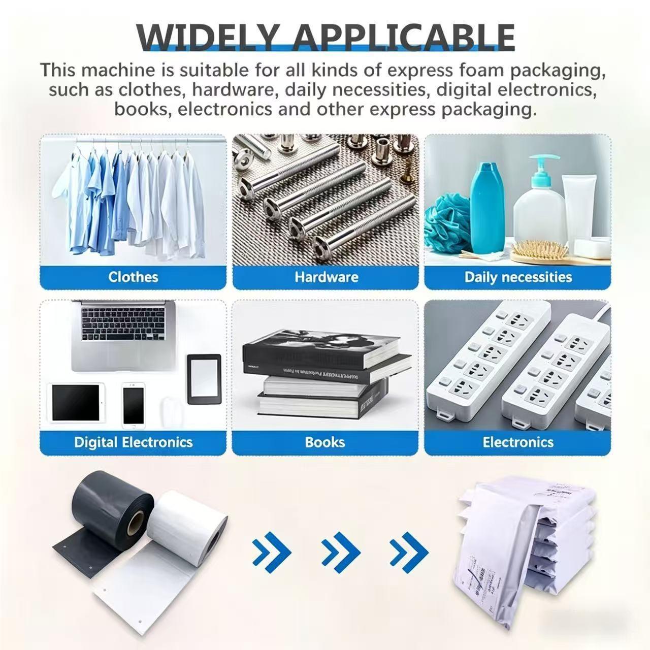 Fully Automatic E-commerce Express Packaging Machine With Scanning Printing Labeling Bagging Sealing For Intelligent Logistics