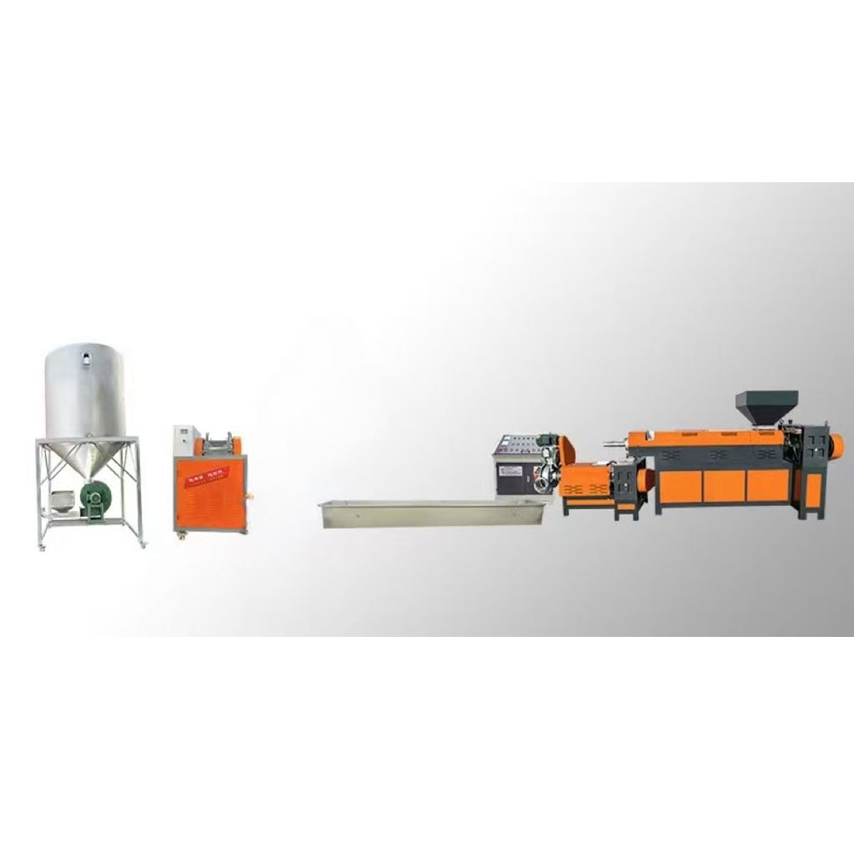 Waste Film Greenhouse Film Woven Bag Granulator Recycled Plastic Granule Production Line Granulator