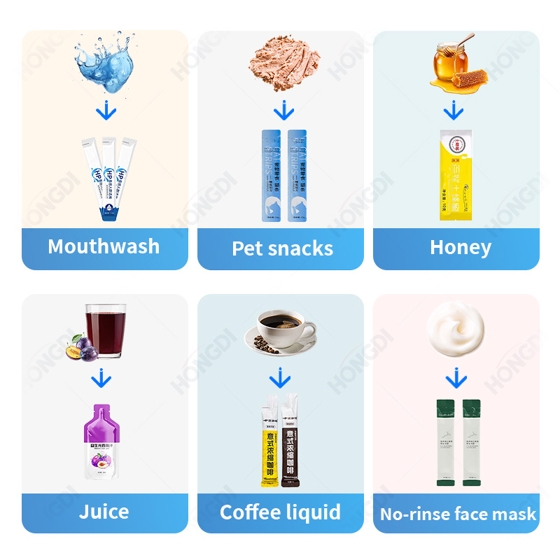 Automatic Jelly Stick Vertical Packing Machine for Snack and Liquid Sachet Packaging