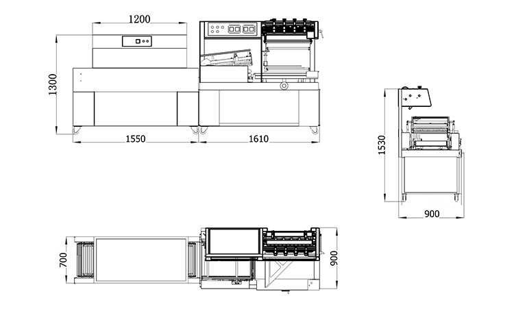 Auto Shrink Wrap Machine Shrink Wrapping Machine