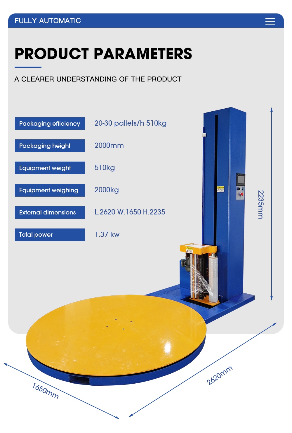 Product Specification Image