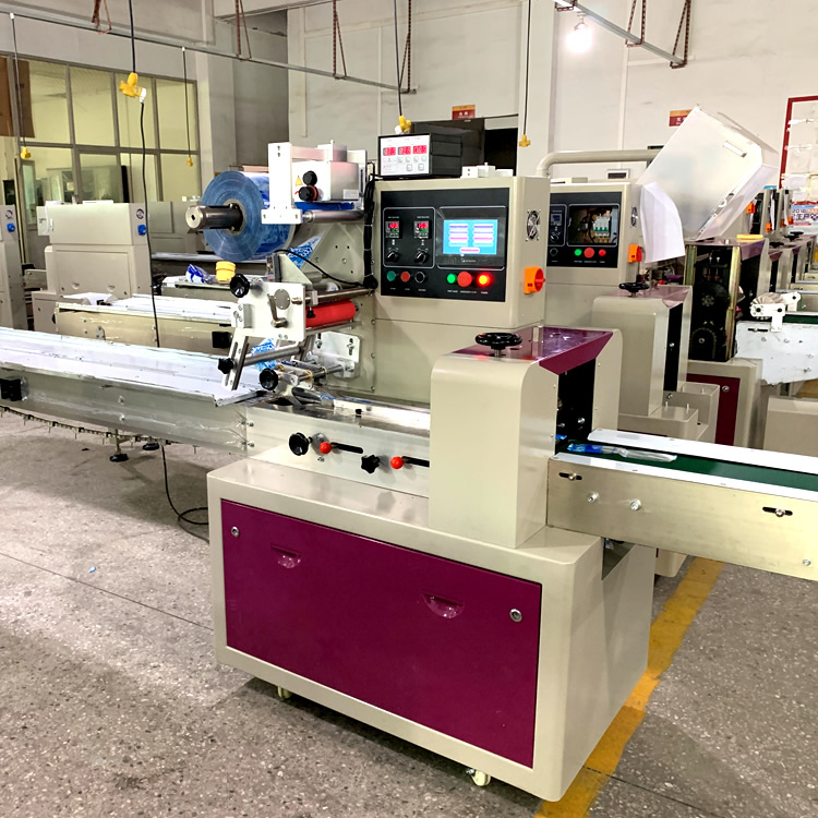 Automatic Sausage Packaging Machine Horizontal Sausage Flow Wrapper Packing Machine by Feiyu Machinery