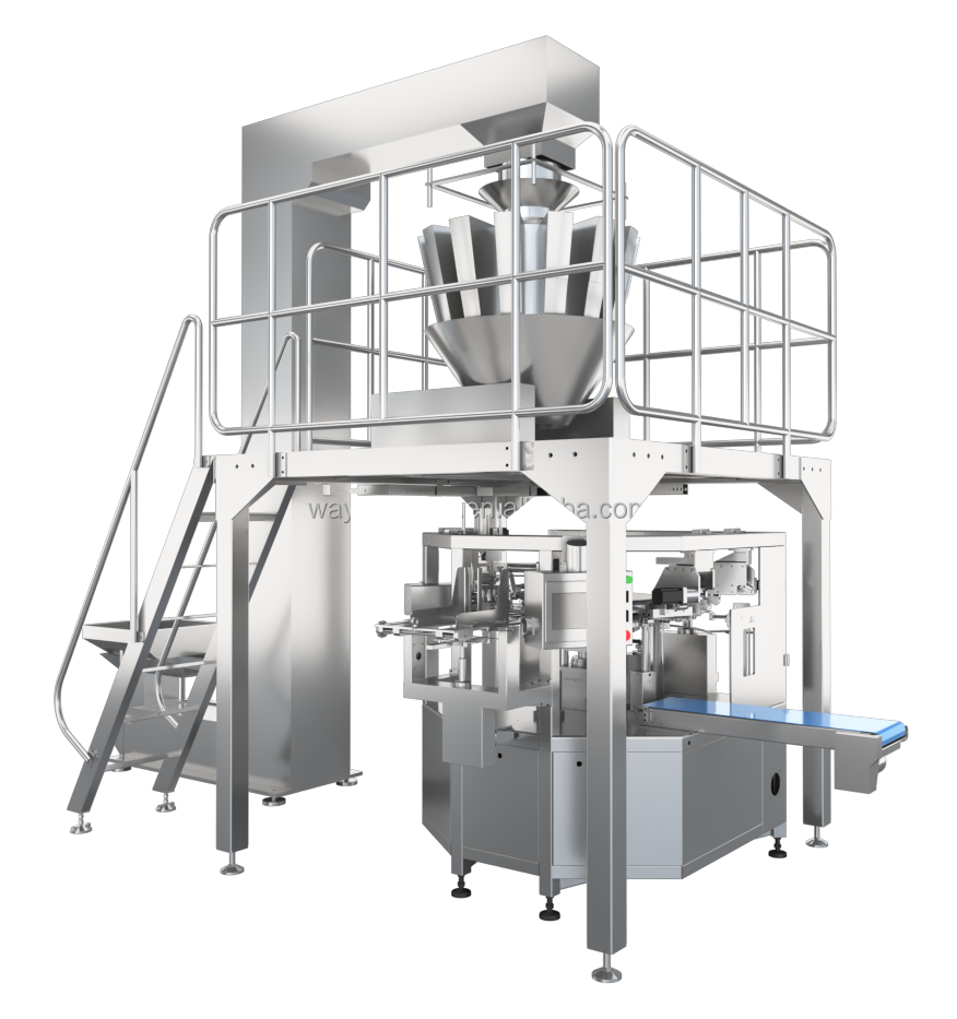 Pre-made Pouch Packing Machine Stand-up Zipper Bag Filling Sealing Equipment | Multi-Function Doypack Packing Line for Food