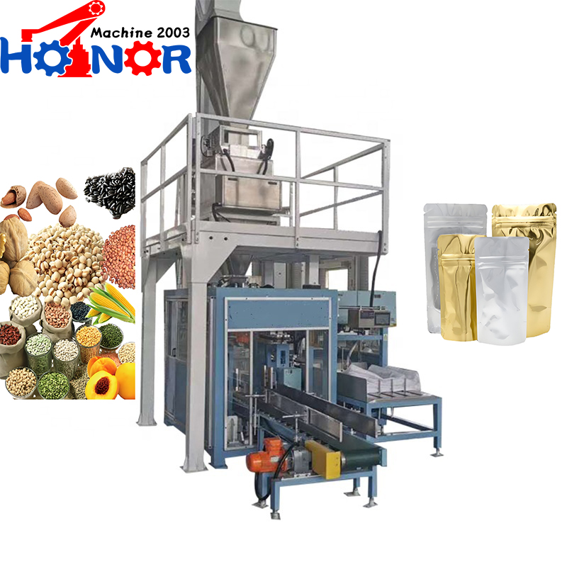 Best Seller Fully Automatic Rice And Sugar Granule Packing Machine For 10kg 25kg 30kg 50kg Bags