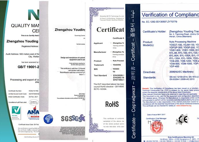 Certificates