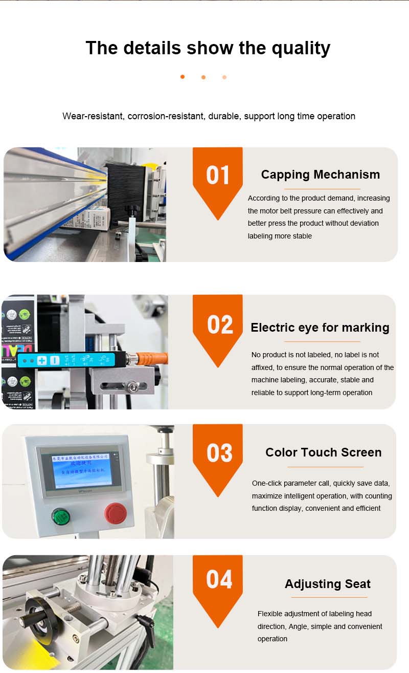 LC Fully Automatic High-Speed Labeling Machine for Carton Boxes Flat/Side/Bottom Label Applicator for Packing Boxes