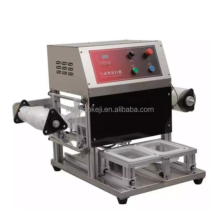 Fully Automatic Plastic Top Tray Sealer Packaging Machine Blister Prepared Meals Food Seal